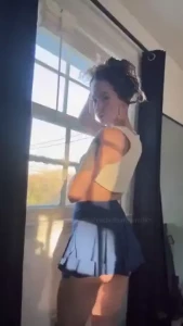 Do you like me in a skirt fyp mommy ass booty dancing pinkpussy latina