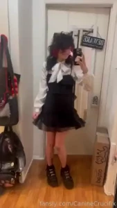 Ootd wagging my puppy butt in my cute little dress lt 3 so excited to