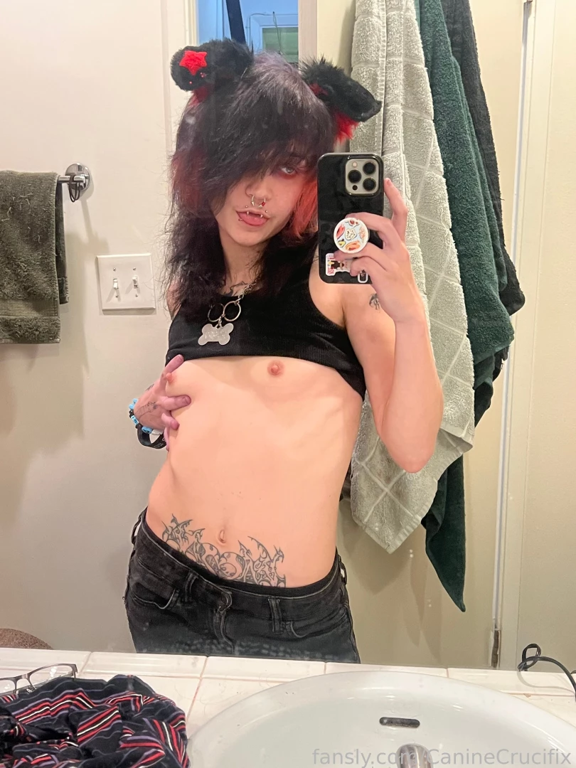 Emo puppy dog tits and straight hair o emo femboy emofemboy furry part 1 