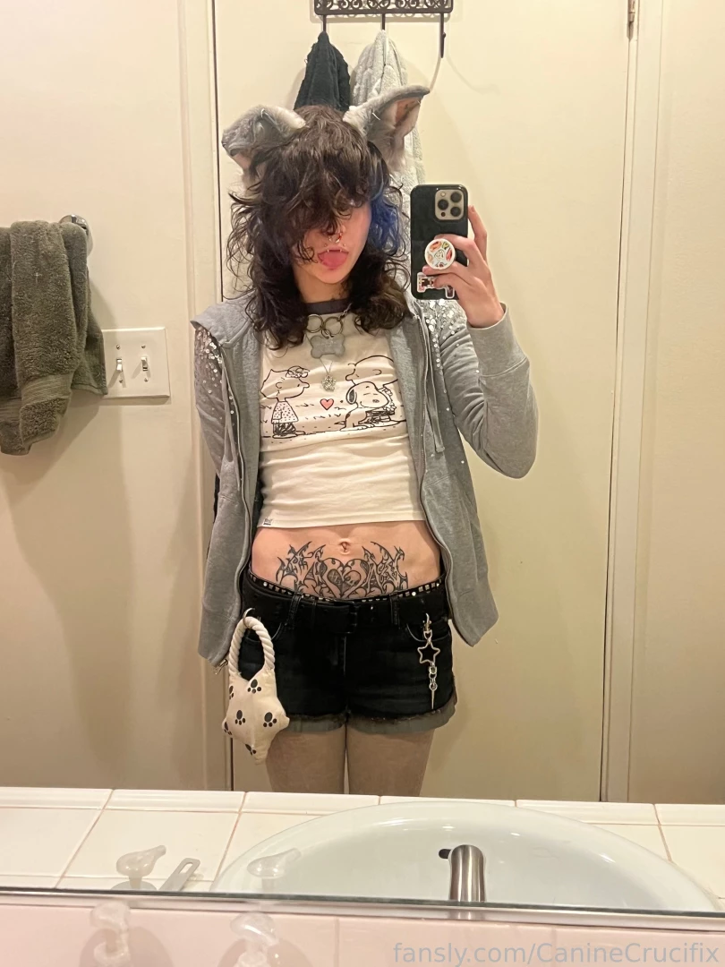 Do u like my outfit today 33 emo furry femboy puppy petplay trans part 1 