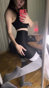 In love with this glossy nylon combo any layers fans here nylons part 8