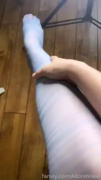 Can t stop enjoying em blue nylons got an idea about my next 