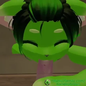 Hello hello don t mind me in the shower cute green furry femboy vr