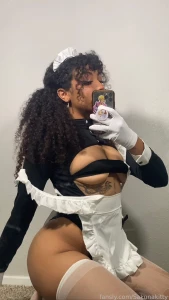 Maid costume maid maidcostume sexy sexycosplay lewd lewdcosplay fyp part 9