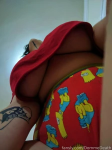 Do you like my bart simpson boxers working comfy from home today fyp