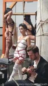 More shibari art wine in video form