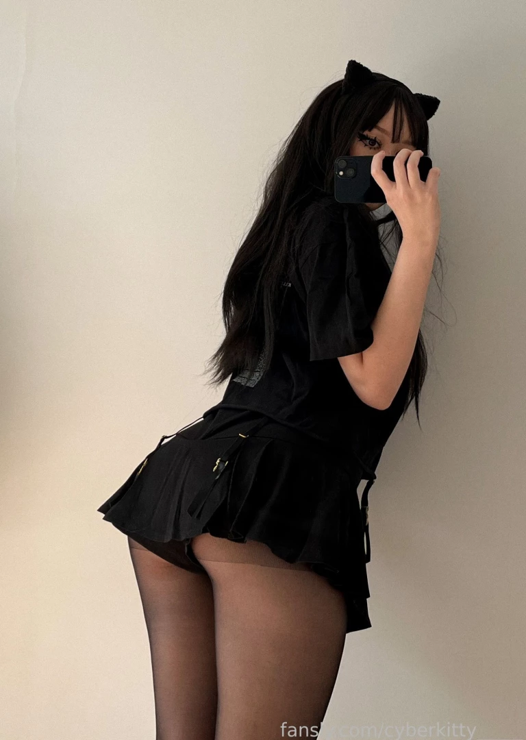 - - fyp ass butt asian egirl cosplaygirl legs pantyhose tights kitty part 1 
