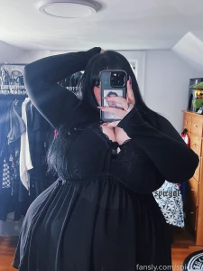 You can never go wrong with all black plus my boobs look great but part 2