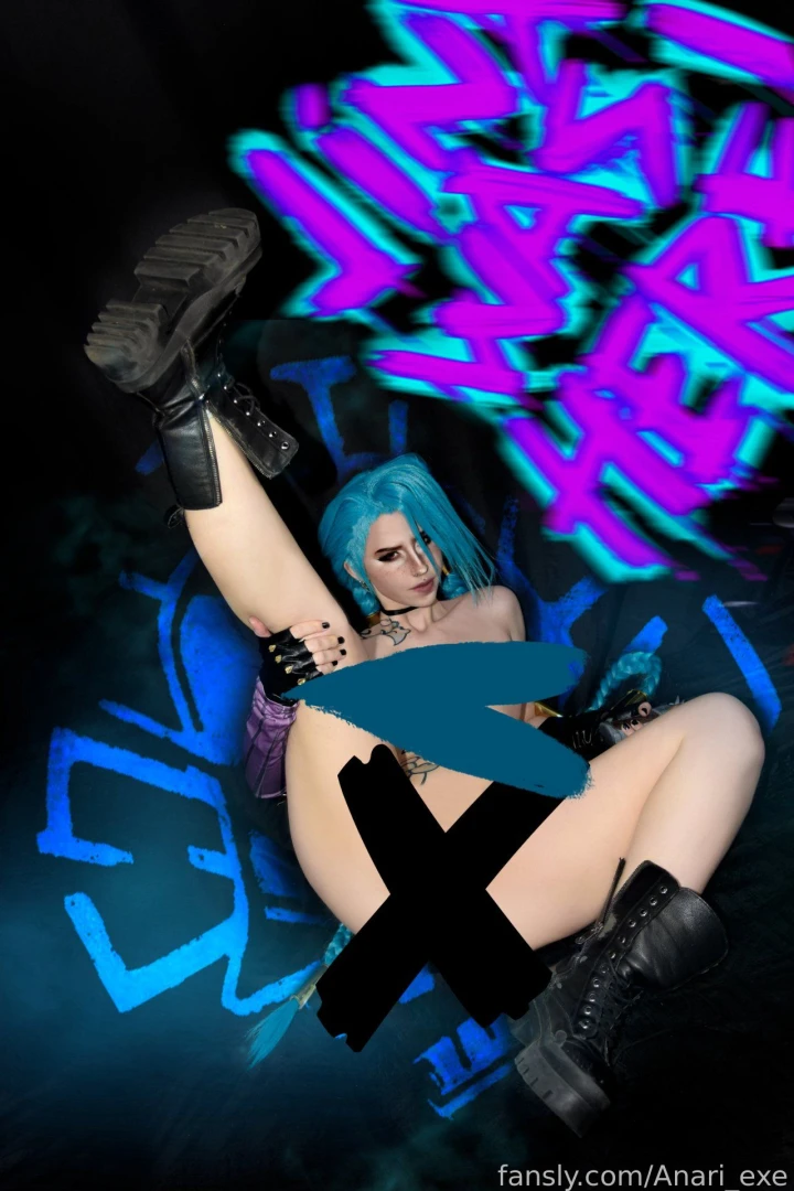 Fyp egirl jinx arcane cosplay leagueoflegends leagueoflegendscosplay 