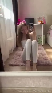 What s that over there fyp ass dress skirl glasses brunette waifu