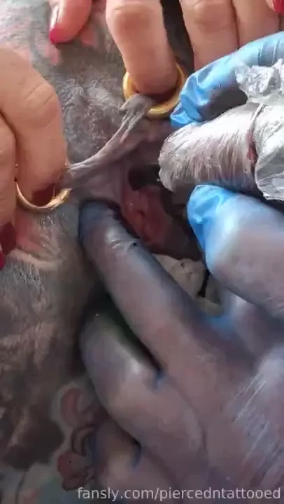 Watch as my pee hole gets transformed from pink to black with the 
