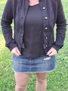 This is what i wore home from work the other day nearly got caught part 13