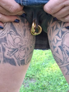 This is what i wore home from work the other day nearly got caught part 16