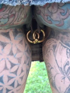 This is what i wore home from work the other day nearly got caught part 8