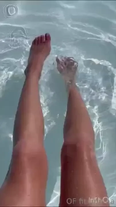 Can t stay away today lol splish splash goddamn my legs look tan 