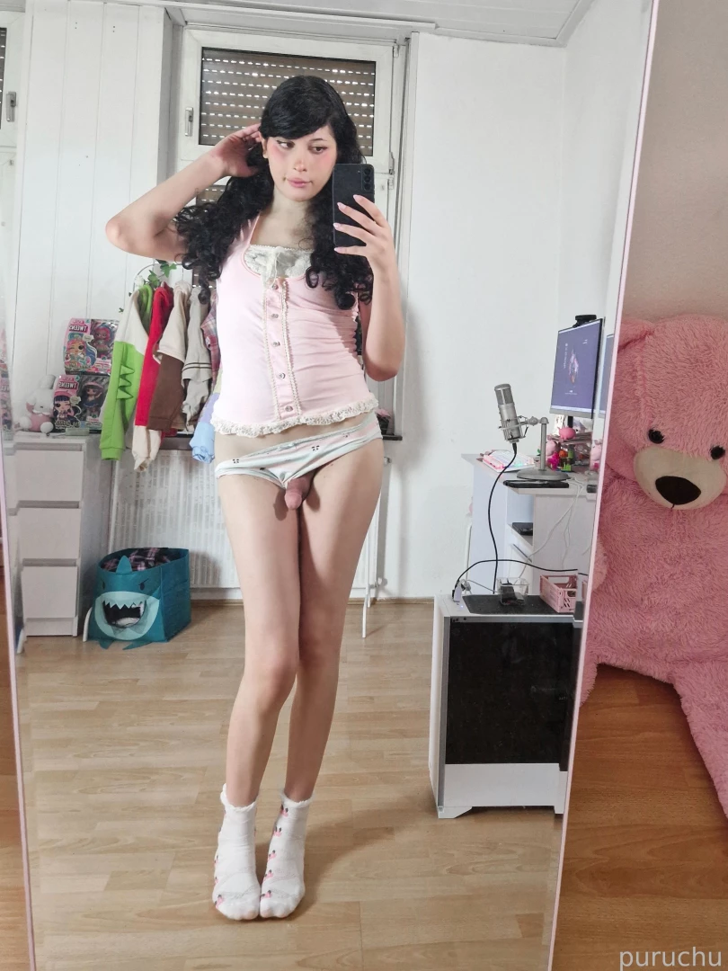 Let me be your princess some cute girldick and close up ass pic for part 1 