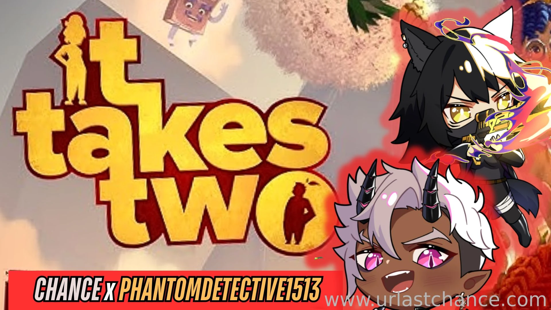 Live now on twitch playing it takes two with phantomdetective1513 