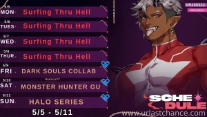 Weekly schedule 5 5 - 5 11 general urlastchance art chiimpart clips