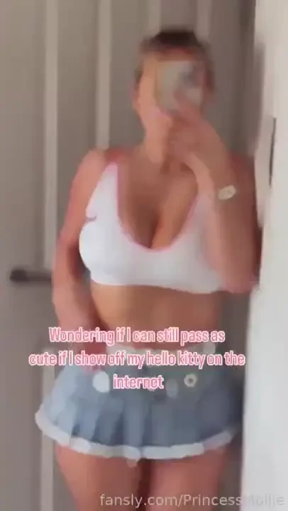 How s my skirt fyp stockings fishnets blonde thighhighs miniskirt 