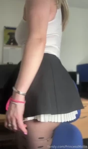 Is my skirt too short fyp office coworker secretary pantyhose nylons