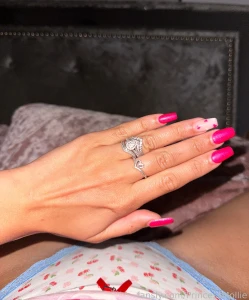 Do you like my nails fyp nails panties lingerie hands british english