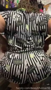 Ig video in beetlejuice pjs on and off