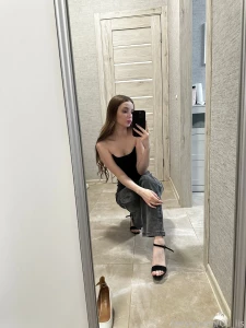 New jeans and top they fit in a good way