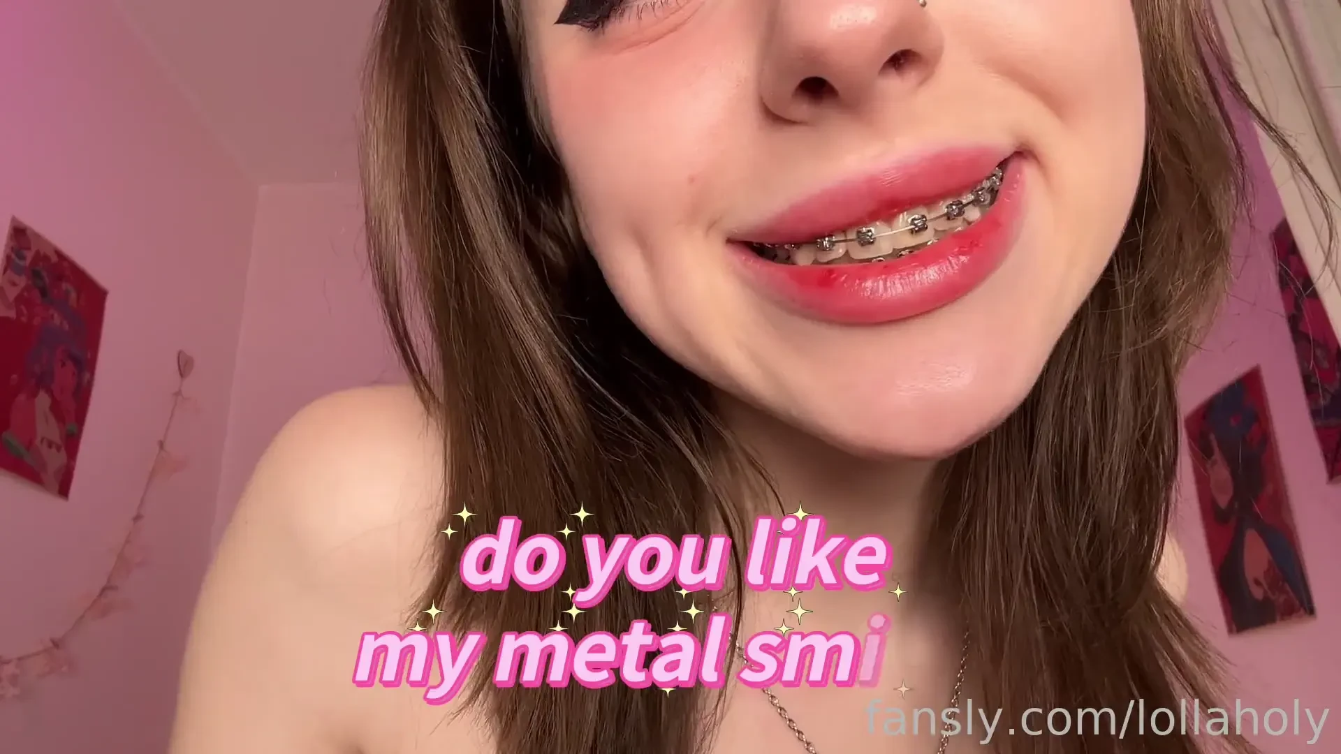 Lollaholy petite skinny brat braces smile face prettyface 