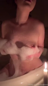 After a cold long day a hot bath is what i needed fyp mommy bath