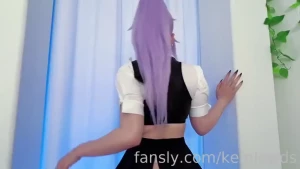 Cosplay shion bj striptease solo
