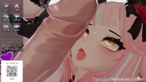 Vod from 2024-08-30 fyp anime vtuber hentai vr 3d kanako cosplay horny part 1