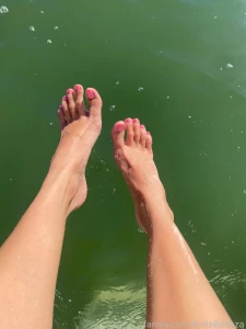 Some wet feet from this past weekend i just stripped off the pink part 1