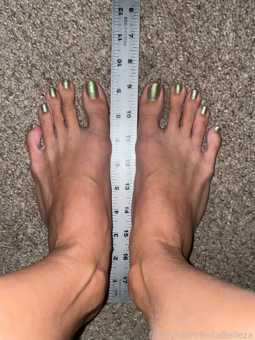 Enjoy some measurements of my feet and toes feet foot footfetish part 2 