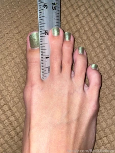 Enjoy some measurements of my feet and toes feet foot footfetish part 5