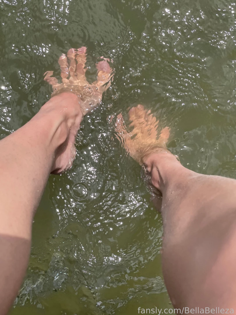I had fun splashing my feet in the water last week can t wait to dip part 1 