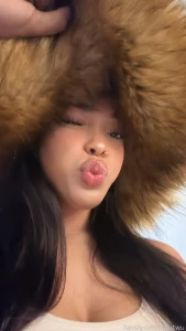 Do you like my hat i feel so cute in it fyp cute hat ebony natural part 1