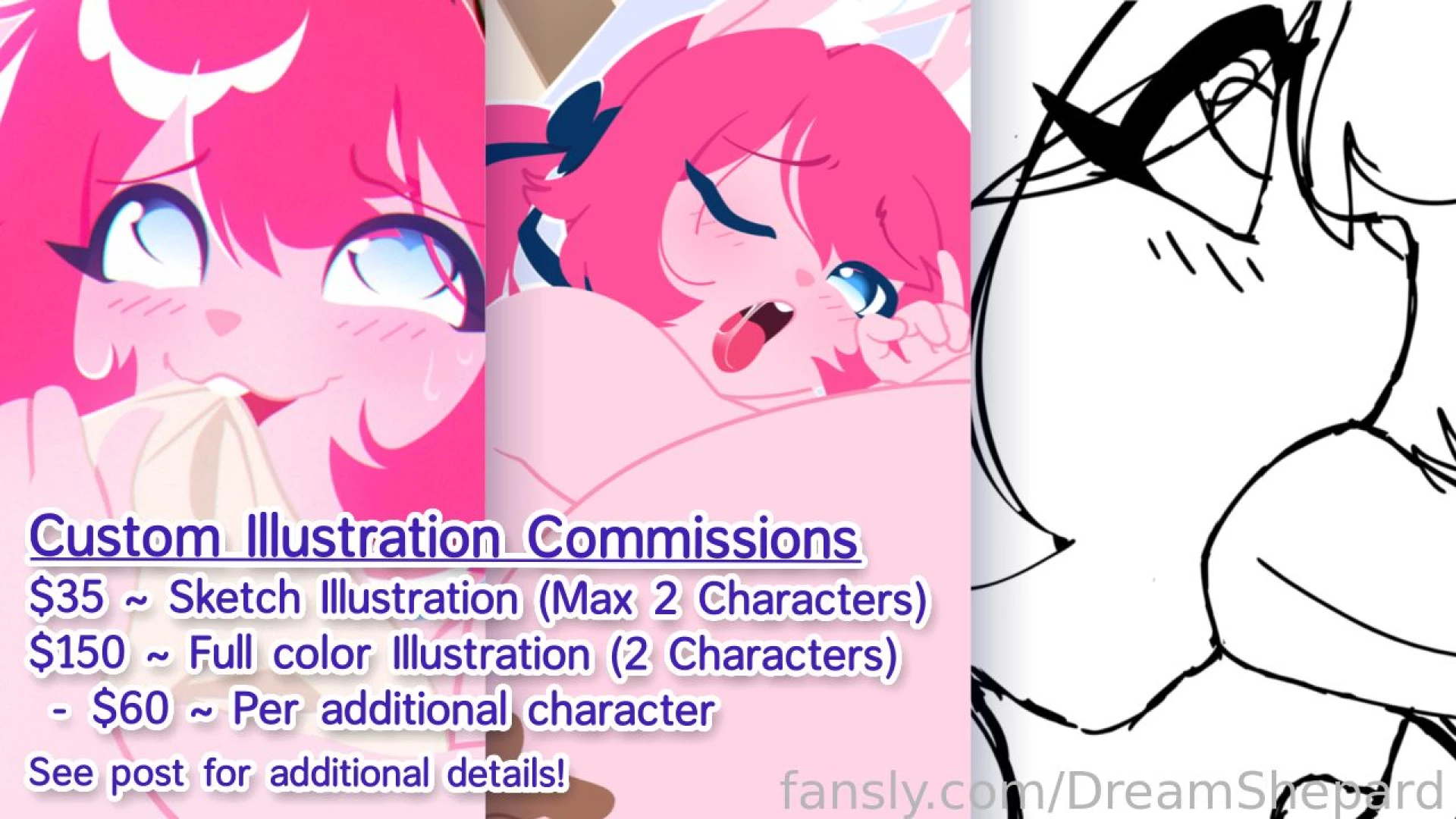 --- september commissions are currently full thank you --- hey there 