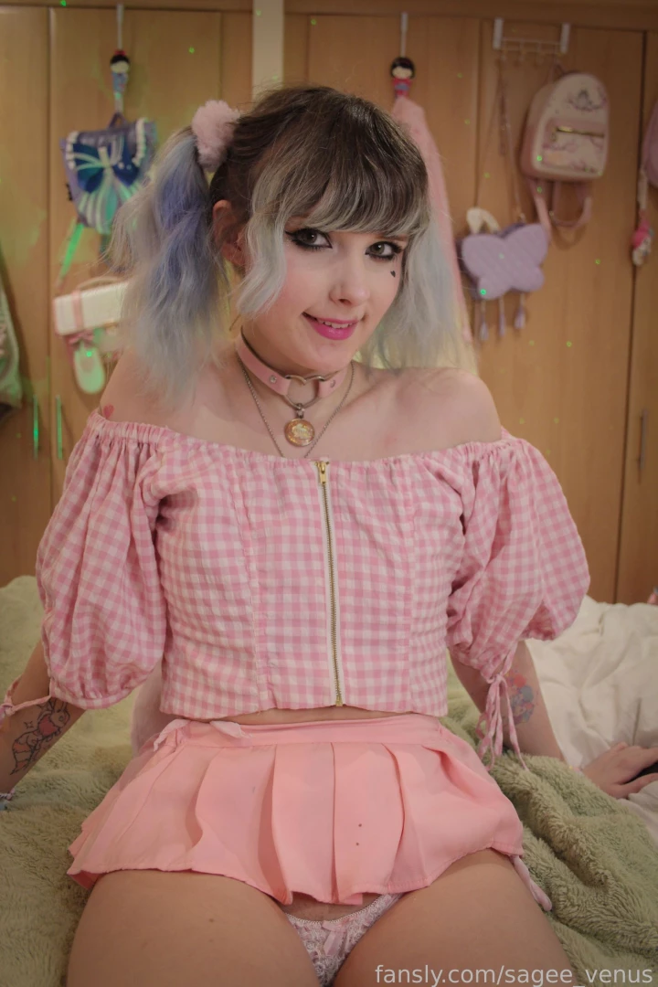 Princess in pink pigtails flatchested flatchest egirl bj part 46 