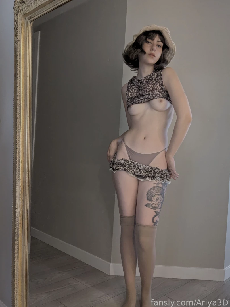 Stripping for you in front of this mirror uncensored nude leopard part 5 