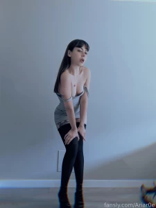Sexy secretary takes off her clothes trying to distract you from your