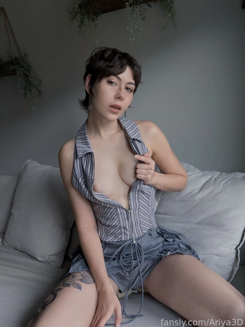 I knew you wanted to see me strip out of that outfit miniskirt part 2 