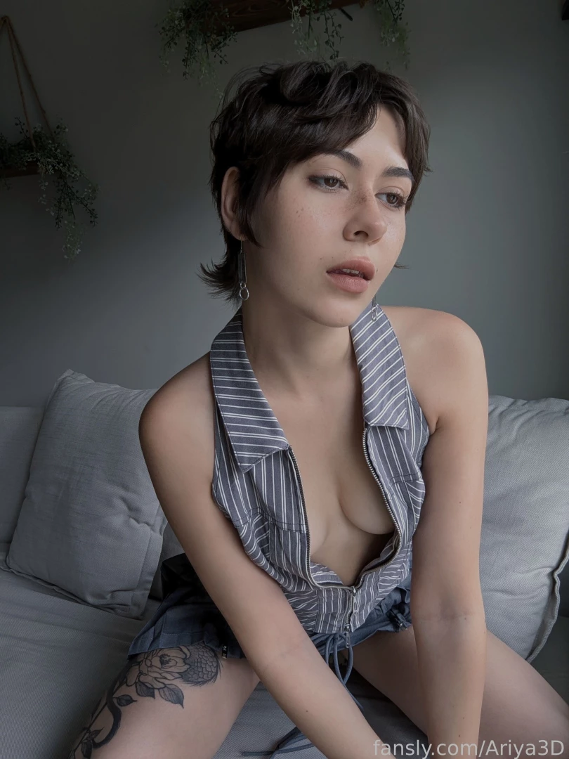 I knew you wanted to see me strip out of that outfit miniskirt 