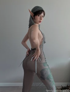 Just your everyday elf rogue cosplay elf nude