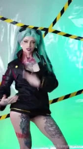 It s time for rebecca s dance edgerunners cyberpunk cosplay