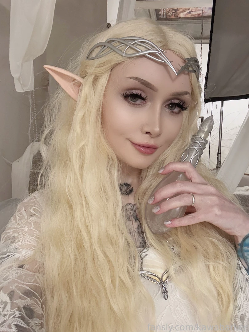 Galadriel backstages 