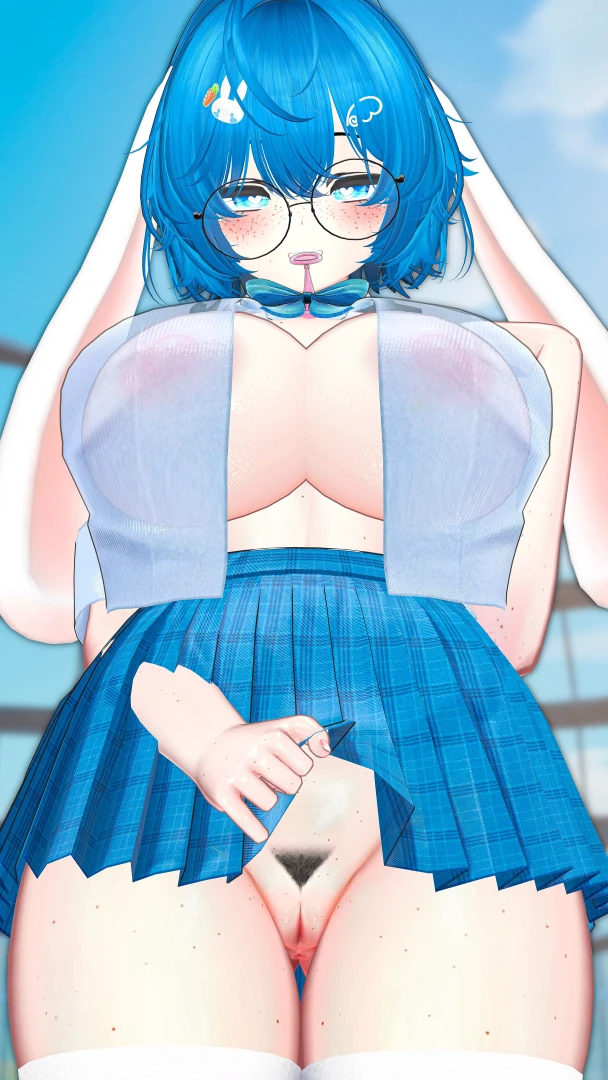 Follow me to the bathroom fyp foryou lewdtuber vr hentai bunnygirl part 1 