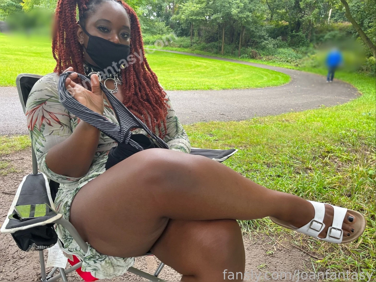 Boobs ass spread outdoor part 6 