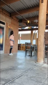 Serving up some cake at the restaurant for new years fyp public femboy