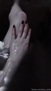 Enjoing bath time in black water part 3