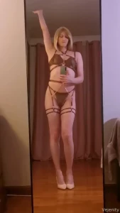 Brown leather not really leather lol lingerie sorry for crappy quality